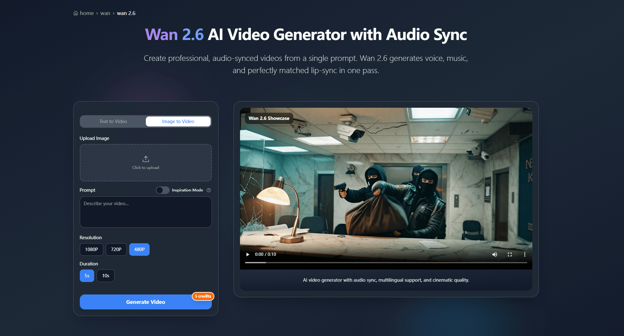 Wan 2.6 AI Video Generator | JXP cover image