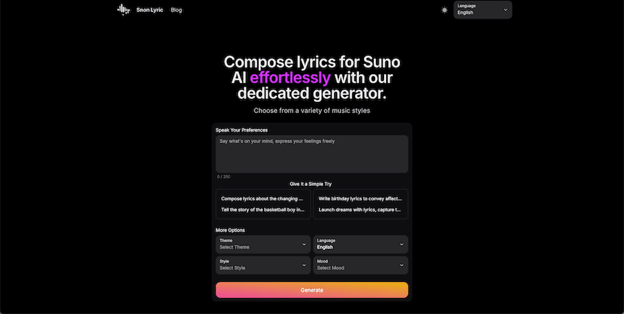 Snon Lyric cover image