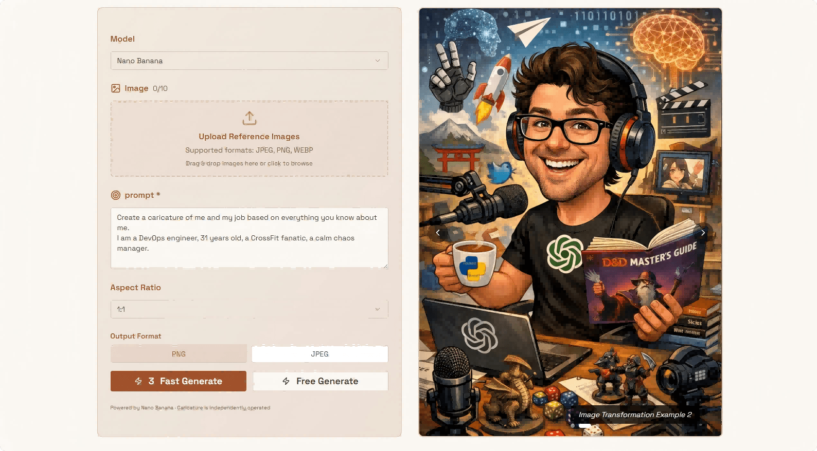 Caricature AI Studio cover image