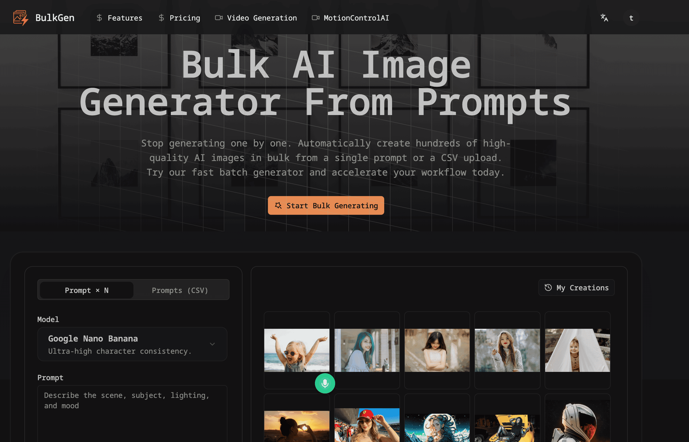 Bulk AI Image Generator cover image