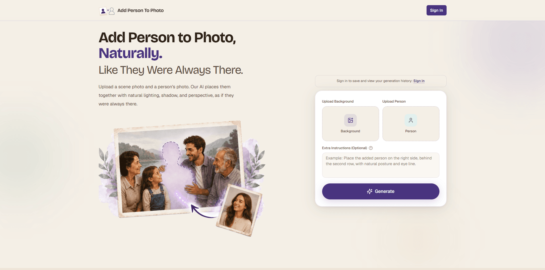 Add Person To Photo cover image